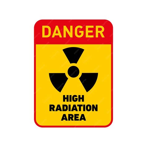 Premium Vector | Danger high radiation area keep out sign icon set