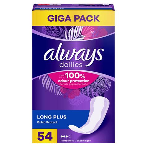 Always Gigapack Slipeinlage Extra Protect Long Plus St Shop