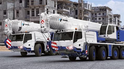 Double Tadano All Terrain Crane Upgrade Ac And Ac