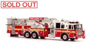 FDNY Tower Ladder 119 Museum Grade Replica Now Sold Out Fire Replicas