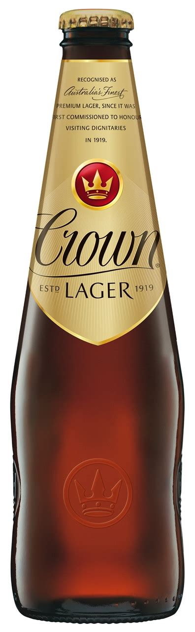 Crown Lager 24 X 375ml Bottles Au