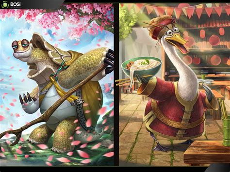 Artstation Kung Fu Panda Game Art 2d Illustration