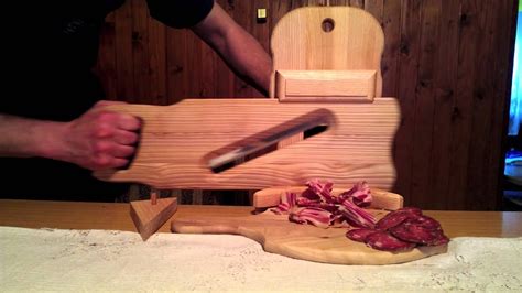 Rustic Wooden Meat Slicer Youtube