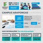 IFPR Campus Arapongas abre inscrições para o curso técnico em melhoria