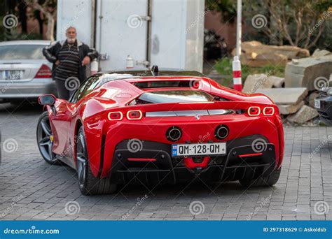 Ferrari Sf Stradale In Romanshorn Museum Editorial Image