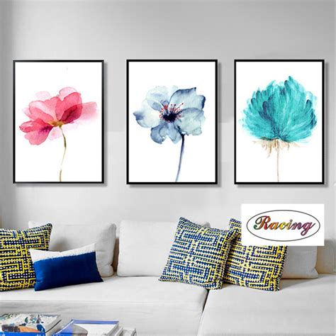 China Wall Art Decor Wall Painting modern Flower Art Prints on Canvas Photos & Pictures - Made ...