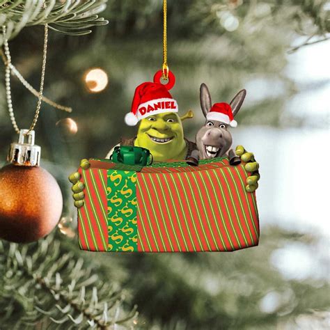 Shrek Christmas Cutout Ornament/shrek Custom - Etsy