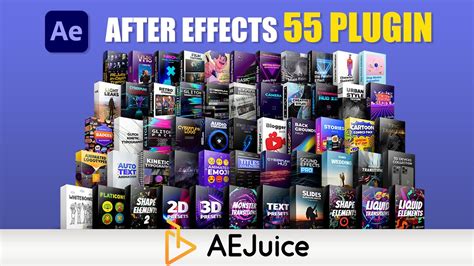 After Effects Best Plugins In One Bundle Aejuice Youtube