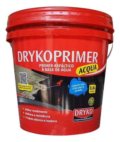 Primer Manta Liquida Asfáltico 3 6l emulsão Asfáltica Dryko