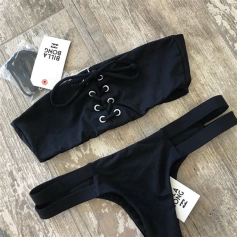 Billabong Swim Billabong Ss Lace Up Isla Bikini Set Poshmark