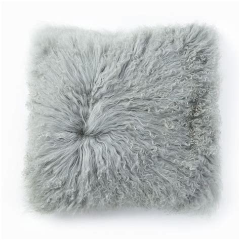 Mongolian Lamb Pillow Cover West Elm