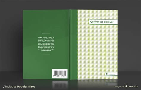 Rent Receipt Organizer Book Cover Design Vector Download