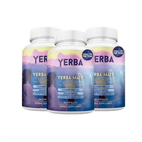 Organic Yerba Mate Capsules 3 Pack (90 Servings Total) - Yerba Magic