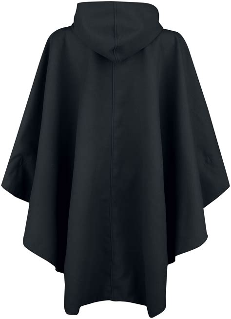 Black cape with hood | Gothicana by EMP Cape | EMP 