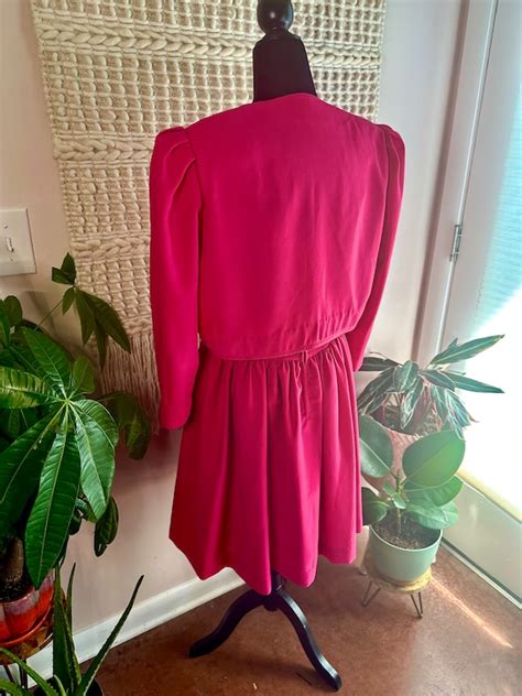 Barbie Dress S Hot Pink Vintage Party Dress With Ja Gem