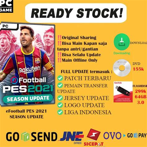 Jual TERMUR H EFootball PES 2021 PES 21 PC ORIGINAL STEAM LAST UPDATE