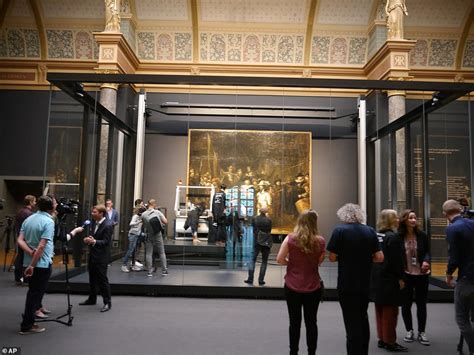 Restoration Work Begins On Rembrandt S Iconic Night Watch With Process Carried Out Behind Glass