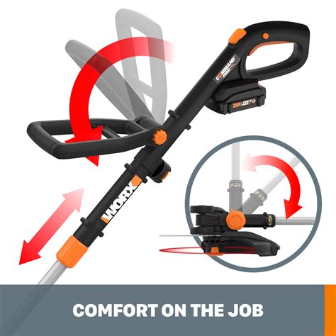 Worx Wg170 2 20v Power Share Gt Revolution 12 Cordless String Trimmer