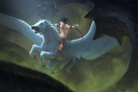 A Daring Escape Art Pegasus Boy Fantasy Luminos Dan Robinett Man