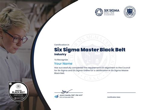 Six Sigma Master Black Belt Certification - Six Sigma Online