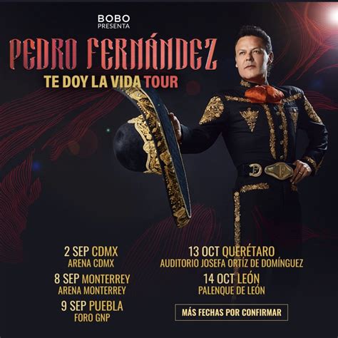 Cultura Pop On Twitter Pedro Fern Ndez Pedro Fer Inicia Su Gira