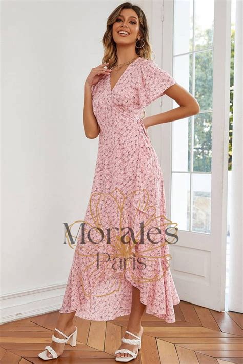 Robe Longue Femme Champ Tre Petite Fleur En Livraison Gratuite