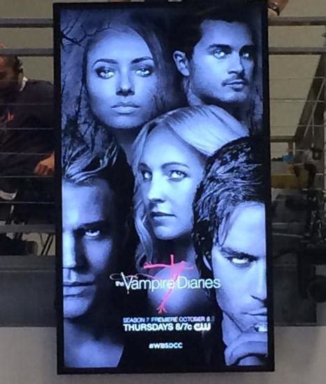 The Vampire Diaries Season 7 Poster Look Whos Front And Center Tv