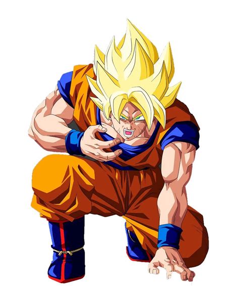 Dragon Ball Z Goku Super Saiyan Dbz Posters Autocollants Mur De