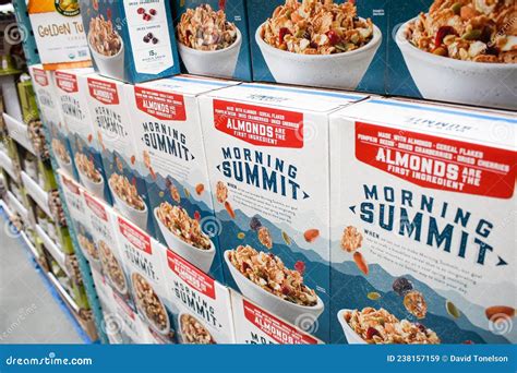 Morning Summit Cereal At Store Editorial Stock Image Image Of Breakfast Bowl 238157159