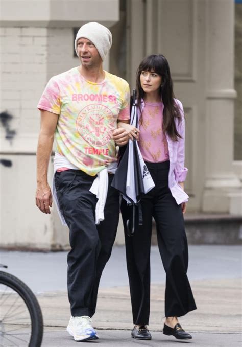 Dakota Johnson And Chris Martin Out In New York 06 07 2022 Celebmafia