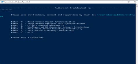 Azure AD Connect: How to use the built-in AAD Connect troubleshooting ... 