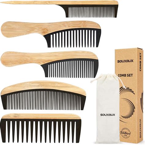 Amazon Breezelike Hair Combs Sandalwood Fine Tooth Comb No