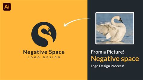 Very Easy Way To Make This Negative Space Logo Design In Illustrator L