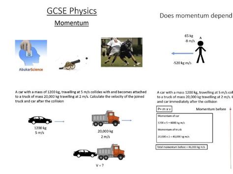 Gcse Physics Momentum Lesson Powerpoint And Activities Teaching