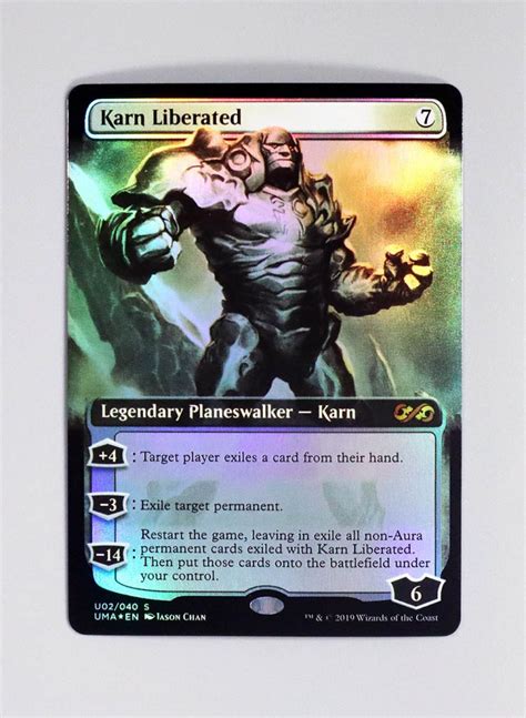 Karn Liberated Foil From Ultimate Box Topper Puma Mtg Proxy Magic