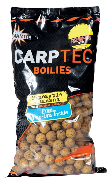 Dynamite Baits Carptec Pineapple Banana Boilies 1 8kg