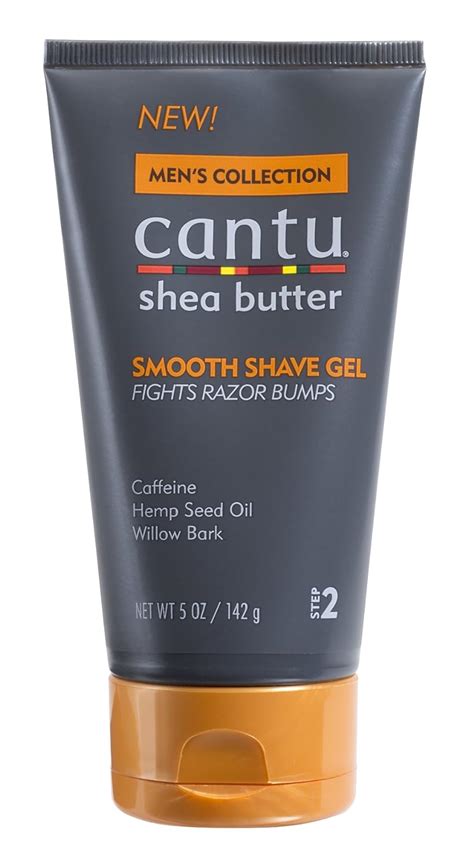 Cantu Shea Butter Mens Collection Smooth Shave Gel 5 Ounce Pack Of 3 Beauty