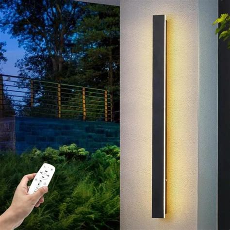 Applique Murale Exterieur Led Longue Dimmable Lampe Murale Exterieur