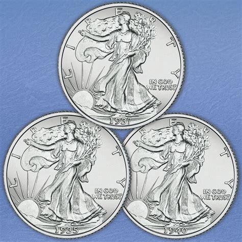 The Uncirculated Walking Liberty Silver Half Dollar Collection