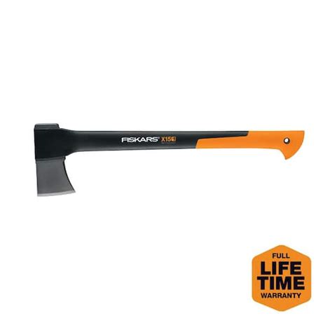 Fiskars X15 Chopping Axe With 23 In Shock Absorbing Handle 378571 1004