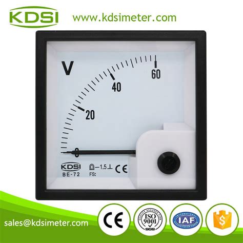 Square Type Be 72 Dc60v Analog Dc Panel Volt Meter Buy Meter Volt Meter Dc Panel Volt Meter