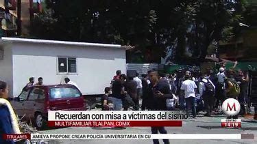 Recuerdan Con Misa A V Ctimas Del Multifamiliar Tlalpan Grupo Milenio