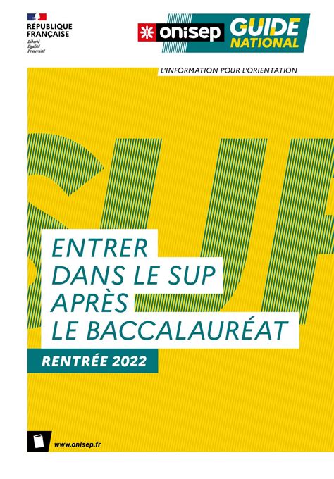 Calaméo Guide gratuit Entrer dans le sup après le bac rentrée 2022