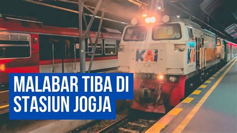 Ka Malabar Sore Tiba Di Stasiun Tugu Jogja Dengan Ditarik Cc