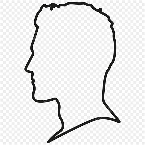 Female Head Silhouette Outline