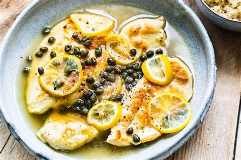 Poulet Piccata Boulgour Au Citron Recette Les Commis