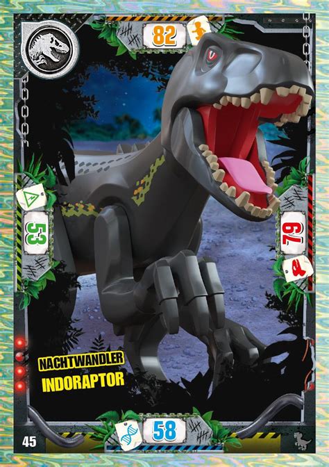 Nummer I Nachtwandler Indoraptor I Lego Jurassic World Tcg Blue