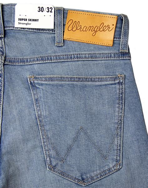 Wrangler Strangler Super Skinny Jeans In Tainted Blue