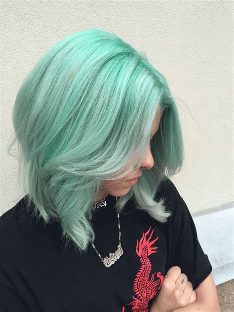 Formula Mystical Mint Pastel Green Hair Green Hair Dye Mint Green Hair