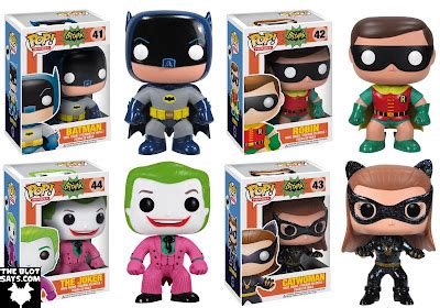 The Blot Says Batman 1966 Pop Vinyl Figures By Funko